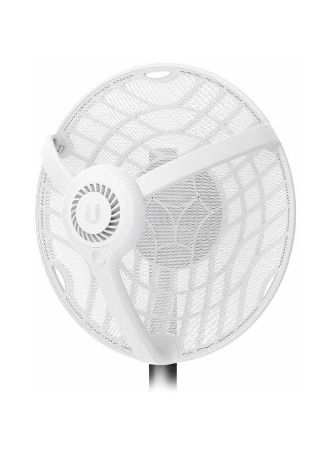 Ubiquiti Networks airFiber 60 Long Range Network Bridge, Low-Interference 60 GHz Spectrum, Up to 1.8 Gb/s Throughput, 12KM Range, Integrated GPS, Pole-Mount, RJ45 Port, White | AF60-LR - Image 1